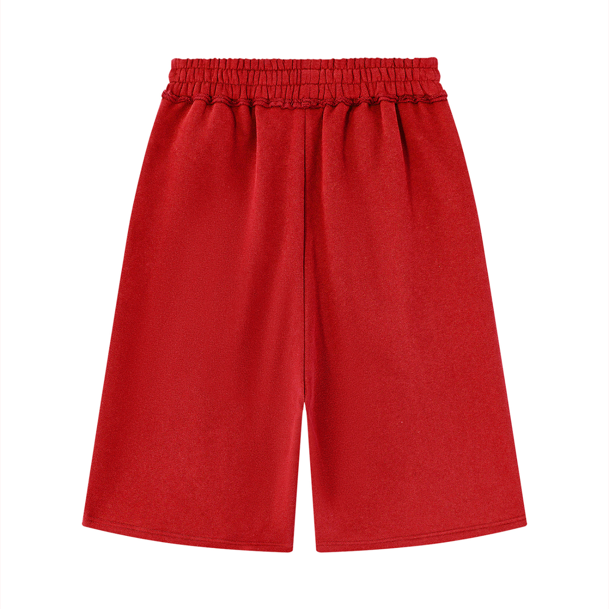 I LOVE BRAINS spiked red shorts