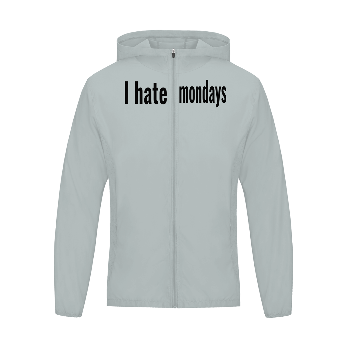 I hate Mondays athletic wear zip up hoodie