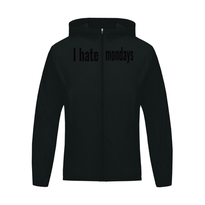 I hate Mondays athletic wear zip up hoodie