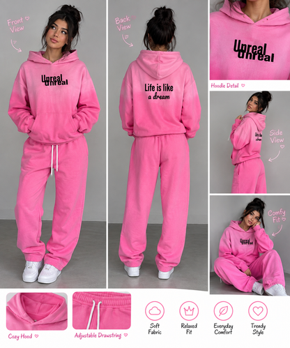 Rose pink sweatpants